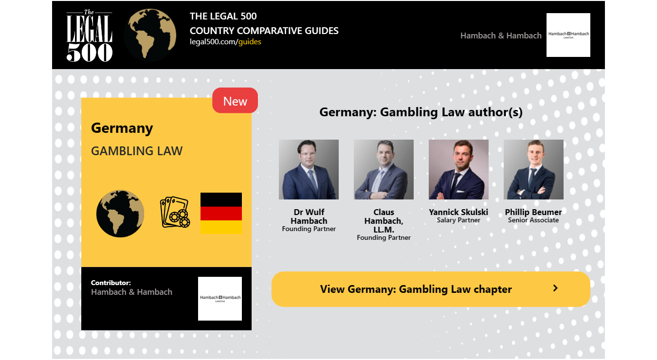 Germany: Gambling Law – Country Comparative Guides